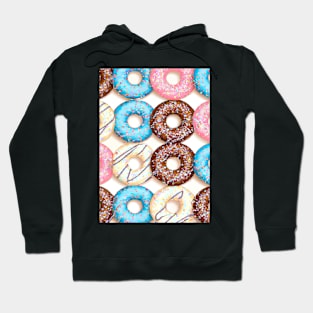 Donuts Pattern Hoodie